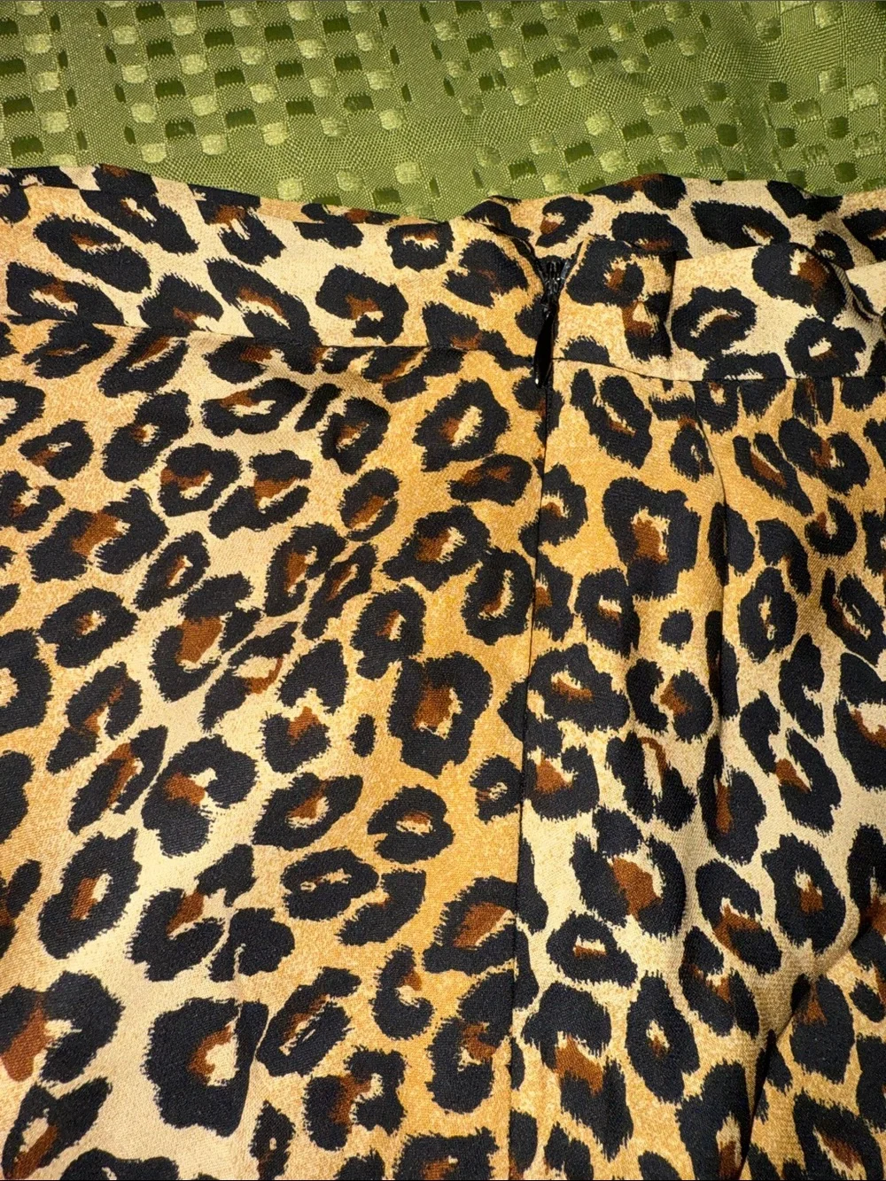 Michael Kors silk NWOT Leopard Print A-Line Women's Skirt - Tan and Black